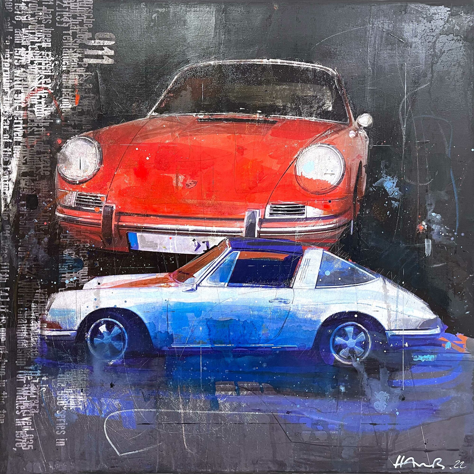 Porsche 911 | Artwork by Markus Haub | Galeria HMH | Art Gallery | Mallorca