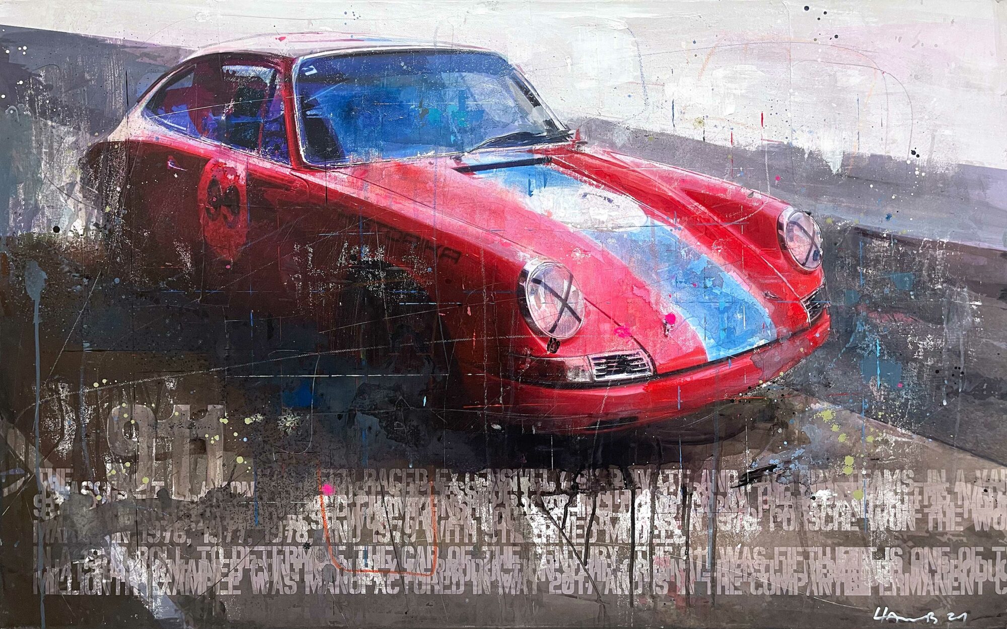 Porsche 911 | Artwork by Markus Haub | Galeria HMH | Art Gallery | Mallorca